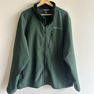 Eddie Bauer Dark Green Performance Softshell Jacket